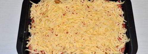 запеченная свинина с овощами под соусом бешамель. Шаг 5