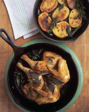 Жареная курица с чили и базиликом