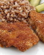 Жареное в панировке говяжье вымя