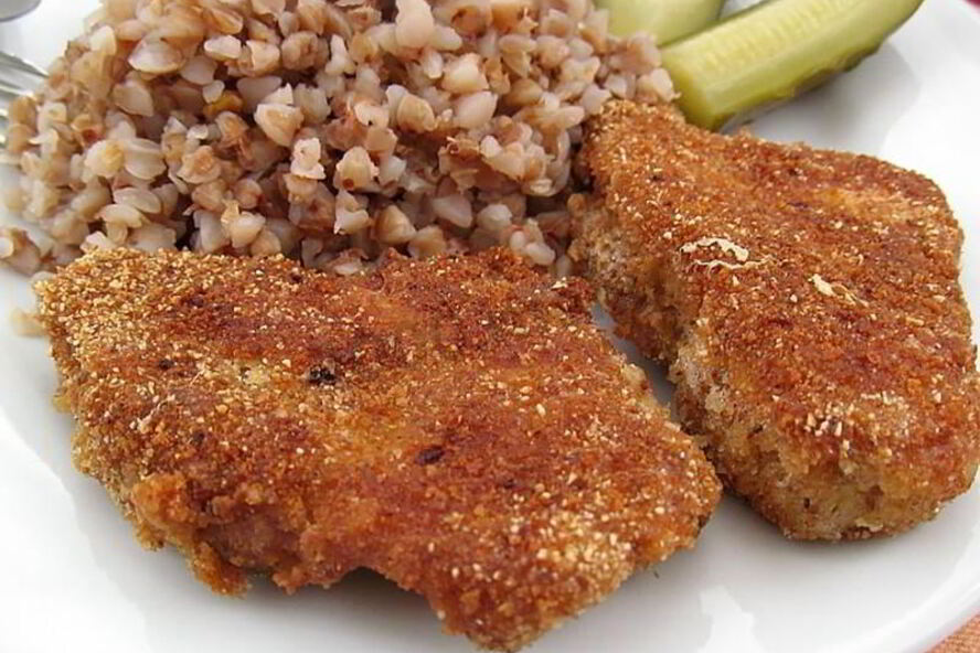 Рецепт жареного в панировке говяжье вымя