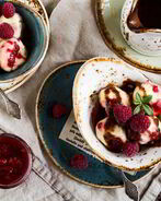 Ньокки с малиной