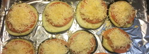 баклажан, запеченный с томатом и сыром. Шаг 4