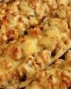 Баклажаны, фаршированные грибами и фаршем