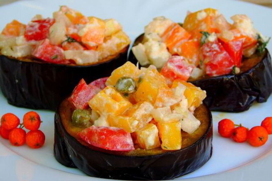 Рецепт баклажанов лето на тарелке