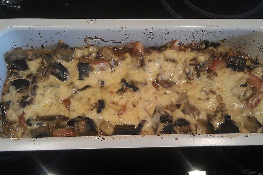 Рецепт баклажанов с грибами