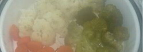 брокколи и цветная капуста в мультиварке. Шаг 2