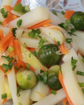 Брюссельская капуста в мультиварке