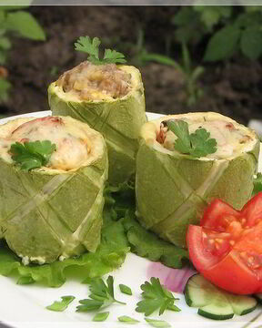 Фаршированные кабачки