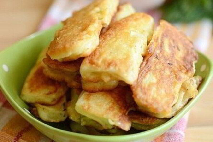 Рецепт кабачков с чесноком в кляре на сковороде