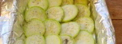 кабачки с лисичками в духовке. Шаг 2