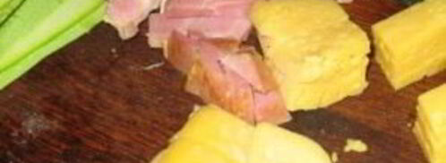 кабачки с ветчиной. Шаг 2