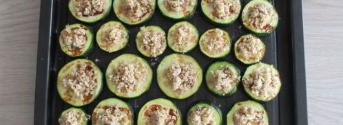 кабачки — цукини с сыром, орехами и розмарином. Шаг 9