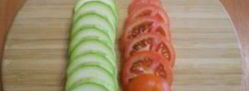 кабачки, запеченные с помидорами и сыром. Шаг 3