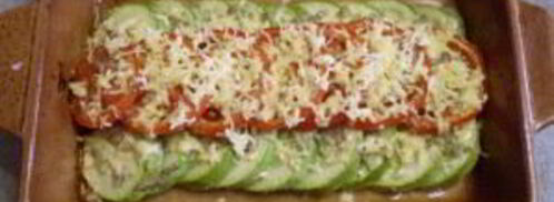 кабачки, запеченные с помидорами и сыром. Шаг 5