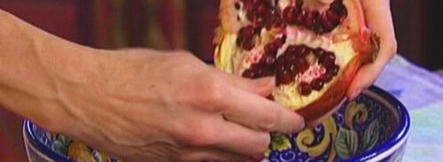 кускус с фасолью, гранатом и сладким перцем. Шаг 4