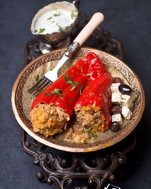 Перец, фаршированный бараниной