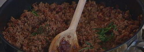 перец, фаршированный мясом и красным рисом. Шаг 7