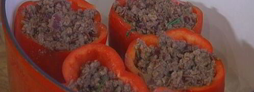 перец, фаршированный мясом и красным рисом. Шаг 9