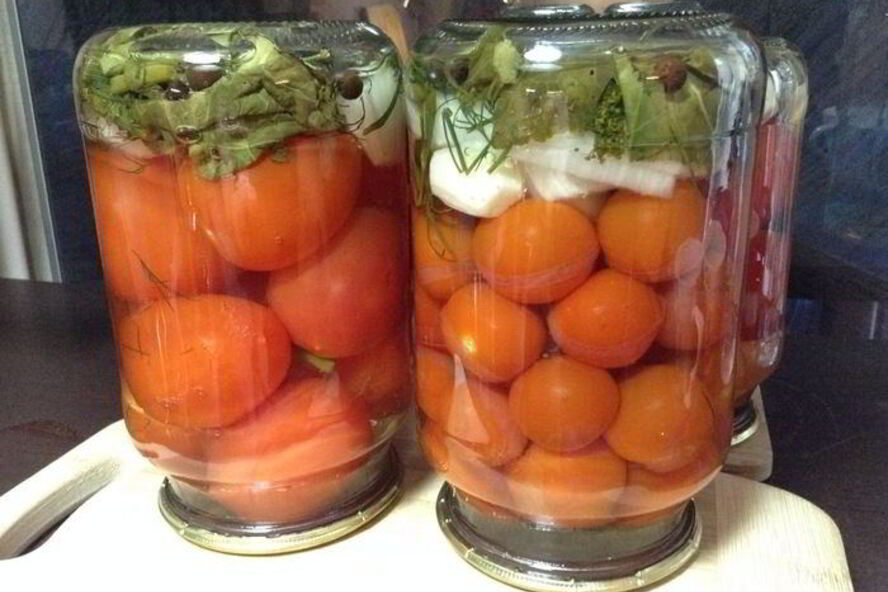 Рецепт помидоров в маринаде хони-блюз