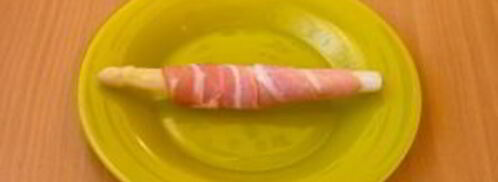 спаржа, запеченная с беконом и сыром. Шаг 4