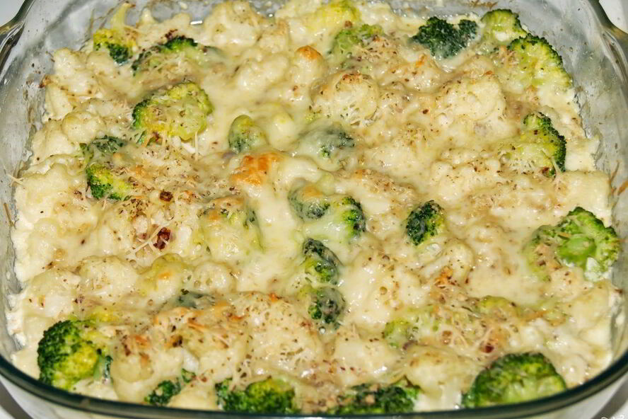 Рецепт цветной капусты и брокколи, запеченные в духовке