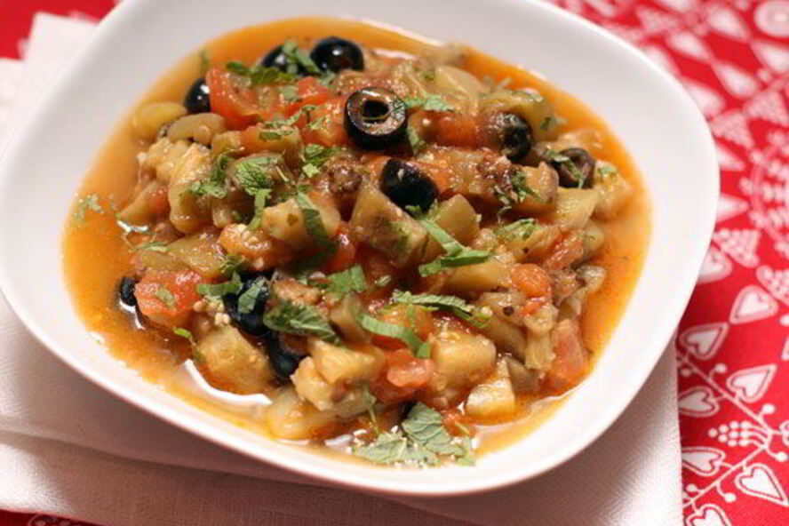 Рецепт тушеных баклажанов