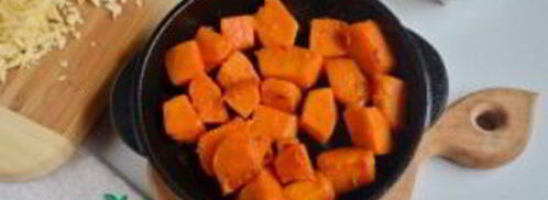 тыква с печенью. Шаг 3