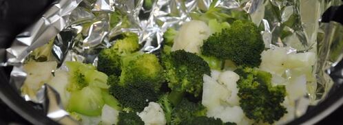 запеченные в фольге овощи. Шаг 4