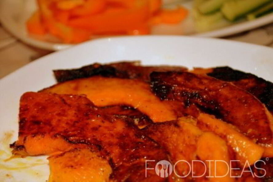 Рецепт жареной тыквы