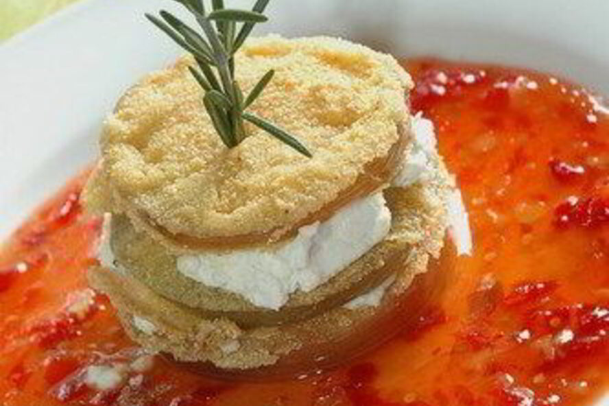 Рецепт жареных зеленых помидоров в панировке