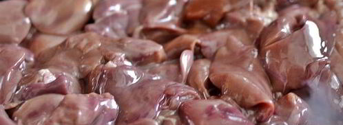 barilla tagliatelle bolognesi с куриной печенью. Шаг 2