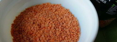 дал из красной чечевицы с куриной печенью. Шаг 5