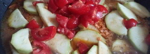 дал из красной чечевицы с куриной печенью. Шаг 8