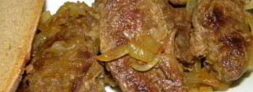 говяжья печень с луком. Шаг 6