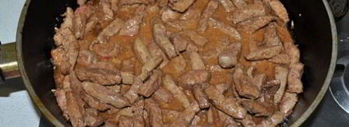 говяжья печень терияки. Шаг 4