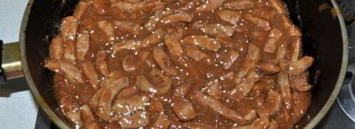 говяжья печень терияки. Шаг 5