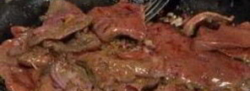 говяжья печенка с красным луком. Шаг 6