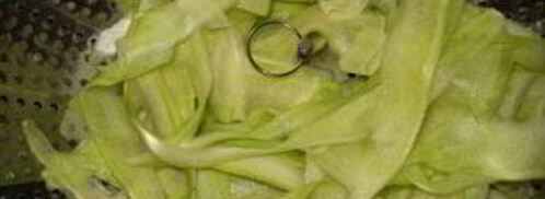 куриная печень с лимонно-медовым соусом и кабачковой лапшой. Шаг 6