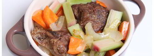 куриная печень тушеная с ревенем. Шаг 13