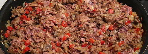 куриная печень в сливочном соусе. Шаг 5