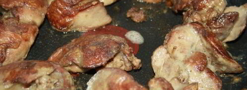 куриная печень в сыре. Шаг 2