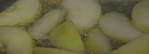 куриная печенка с яблоками. Шаг 2