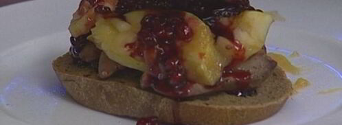 куриная печенка с яблоками. Шаг 5