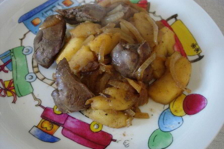 Рецепт нежной куриной печеночки