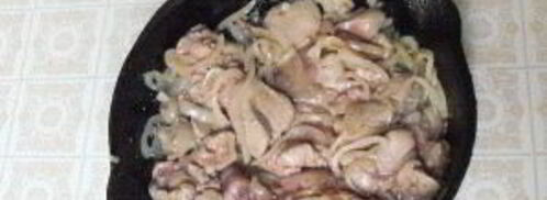 нежная печень с цветной капустой. Шаг 4