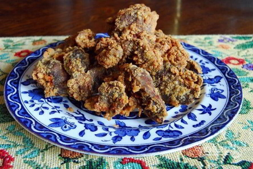 Рецепт печени курицы