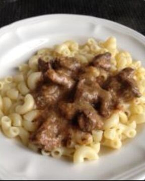 Печень по-строгановски