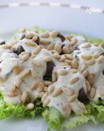 Печень с кедровыми орешками