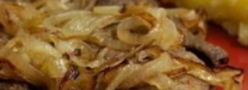 печень с луком. Шаг 6