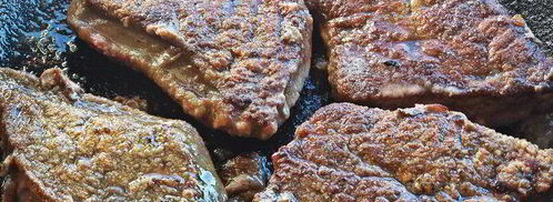 печень в беконе с картофелем. Шаг 5